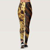 Retro Animal Print Lounge Leggings (Achterkant)