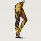 Retro Animal Print Lounge Leggings (Rechts)
