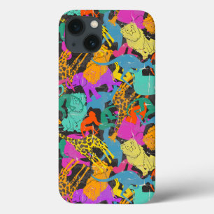 Retro Animal Silhouettes Patroon Case-Mate iPhone Case