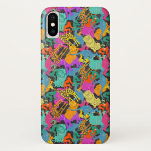 Retro Animal Silhouettes Patroon Case-Mate iPhone Case