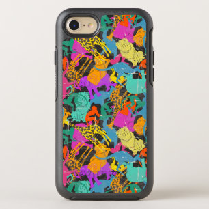 Retro Animal Silhouettes Patroon OtterBox Symmetry iPhone 8/7 Hoesje