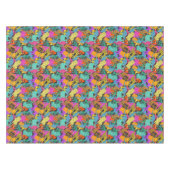 Retro Animal Silhouettes Patroon Tafelkleed (Voorkant (Horizontaal))