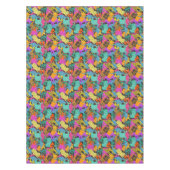 Retro Animal Silhouettes Patroon Tafelkleed (Voorkant)