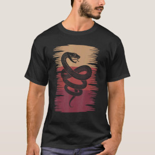 Retro Animal Snake Reptile Keeper Pet Snake 1 T-shirt