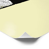 Retro Anime acties rasters L Geel BG Perfect Poster (Hoek)