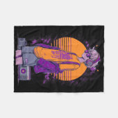 Retro Anime Gamer Jongen Fleece Deken (Voorkant (Horizontaal))