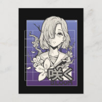 Retro Anime Girl Otaku Manga Comic Teen Japans