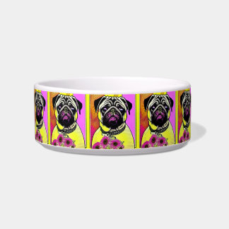 Retro Anime Pug Voerbakje