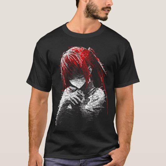 Retro anime t-shirt (Voorkant)