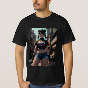 Retro Anime Tokyo Streets T-shirt