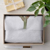 Retro  Anjer Bloem Tissuepapier (Geschenk)