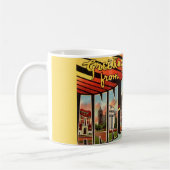 Retro Ann Arbor Michigan Groet Koffiemok (Links)