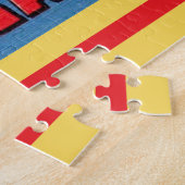 Retro Ann Arbor Michigan Legpuzzel (Zijkant)