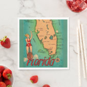 Retro ansichtkaart van Florida Servet (Insitu)