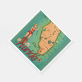 Retro ansichtkaart van Florida Servet (Hoek)