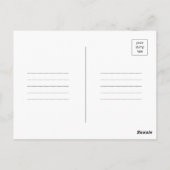 Retro ansichtkaarten reizen - tekst gepersonalisee briefkaart (Achterkant)