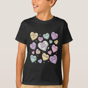 Retro Anti-valentijn Snoep Hart Liefde Suck T-shirt