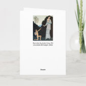 RETRO ANTI VALENTINE'S DAY RED WAX SEAL MONOGRAM FEESTDAGEN KAART (Achterkant)