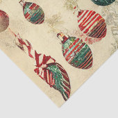 Retro Antiek kerstversieringen Tissuepapier (Detail)