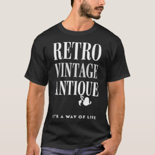 Retro  Antiek Lover en zegelrecht  T-shirt
