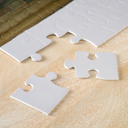 RETRO ANTIEK NAAIMACHINE PUZZEL LEGPUZZEL (Zijkant)