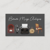 Retro Antieke Dealer Visitekaartje (Voorkant)