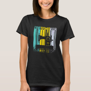 Retro Antieke Naaimachine Kleermaker T-shirt