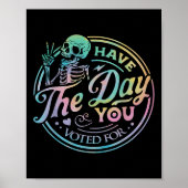 Retro-antitroef heeft de dag dat je op Stropdas he Poster (Voorkant)