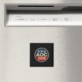 Retro AOC 2028 Fight Oligarchy Protest Resist Bern Magneet (Insitu (Vaatwasser))