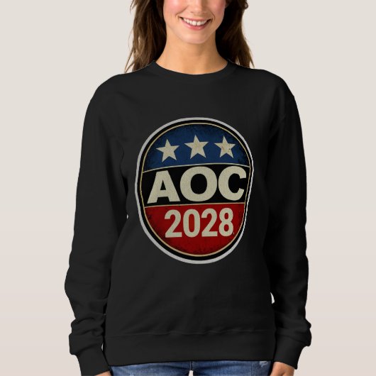 Retro AOC 2028 Fight Oligarchy Protest Resist Bern Trui (Voorkant)