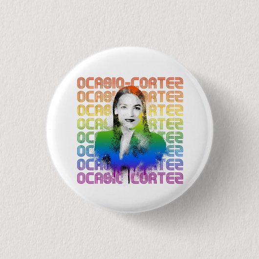 Retro AOC Pride Ronde Button 3,2 Cm (Voorkant)