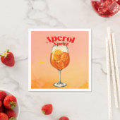 Retro Aperol Spritz Cocktailparty Servet (Insitu)