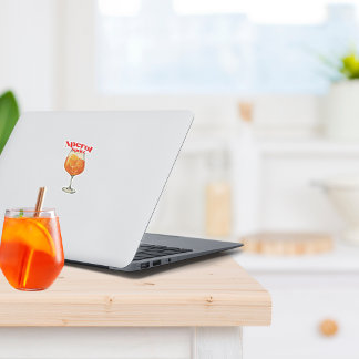 Retro Aperol Spritz op maat gesneden vinylstickers Sticker