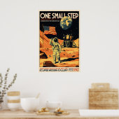 Retro Apollo 11 Maanlanding Poster Vintage Ruimte (Keuken)