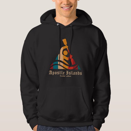 Retro Apostel Eilanden Kajakken Hoodie (Voorkant)