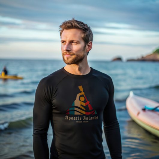 Retro Apostel Eilanden Kajakken T-shirt