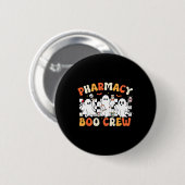 Retro Apotheek Boo Crew Ghost Apotheker Tech Hall Ronde Button 5,7 Cm (Voorkant /achterkant)