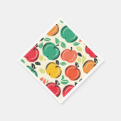 Retro Apple Boomgaard Oogstfeest Servet (Hoek)