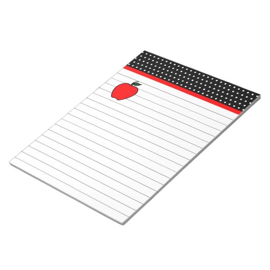 Retro Apple-Notitieblok Notitieblok (Schuin)