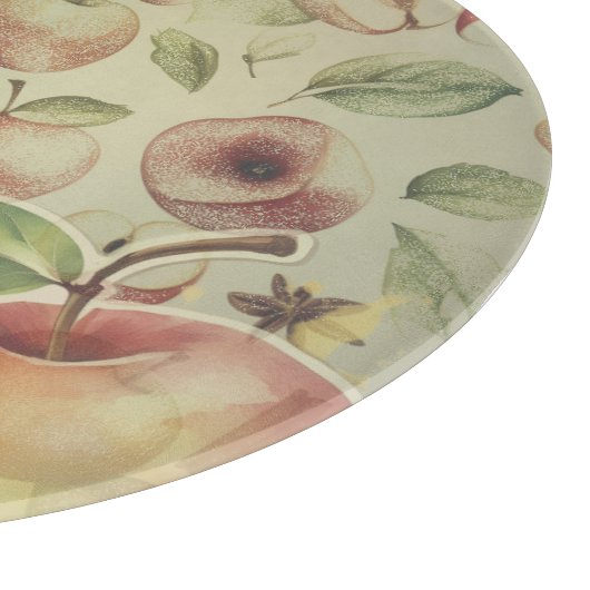 Retro apple time snijplank (Hoek)