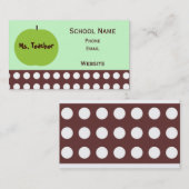 Retro Apple-Visitekaartjes Visitekaartje (Voorkant / Achterkant)