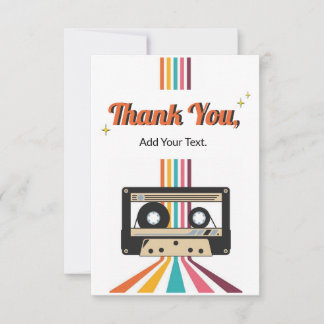 Retro Appreciation - Thank You Card Bedankkaart