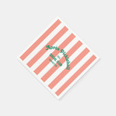 Retro Après Pickleball Social Club Pink Stripe  Servet