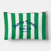 Retro Après Tennis Social Club Green Stripe Etui (Achterkant)