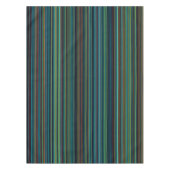 Retro aqua blue green stripe table clown tafelkleed (Voorkant)