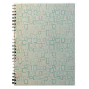 Retro Aqua Notitieboek