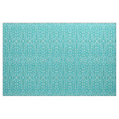 Retro Aqua Oranje patroon Stof (Fat Quarter)