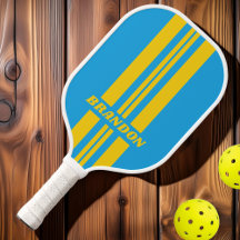 Retro Aqua Reef Dubbele Rallystrepen met Naam
