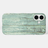 Retro Aqua Wood Case-Mate iPhone Case (Achterkant (horizontaal))