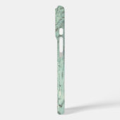 Retro Aqua Wood Case-Mate iPhone Case (Achterkant / Links)